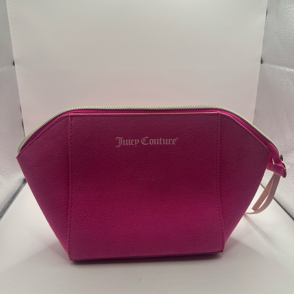 Juicy Couture Pink/Magenta Cosmetic Case with Sleek Design